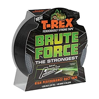 【中古】【輸入品・未使用】T-Rex 242703 Brute Force Strongest 高性能ダクトテープ 1.88インチ x 25ヤード ブラック