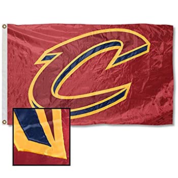 【中古】【輸入品・未使用】WinCraft Cleveland Cavaliers アップリケと刺繍フラッグ|スカイマーケットプラス