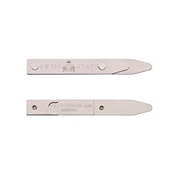 【中古】【輸入品・未使用】Cuff-Daddy 3組 調節可能なステンレススチール製カラーステイ