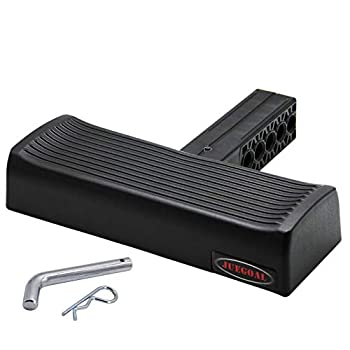 【中古】【輸入品・未使用】Juegoal リアバンパープロテクター 車 バンパーガード ヒッチステップ 車 SUV用 ブラック Jue80