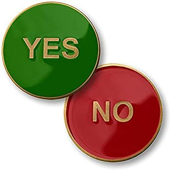 【中古】【輸入品・未使用】Yes No Flipper チャレンジコイン|スカイマーケットプラス