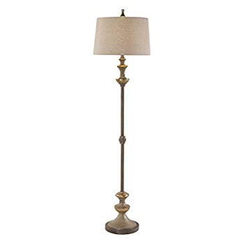 【中古】【輸入品・未使用】Uttermost Vetralla フロアランプ シルバーとブロンズ