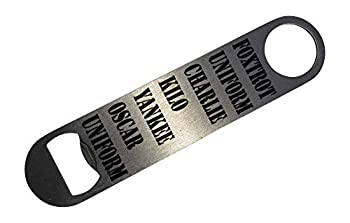 【中古】【輸入品・未使用】ファニー ミリタリー アルファベット フォックストロット スピードボトルオープナー 高耐久 退役軍人へのギフト｜スカイマーケットプラス