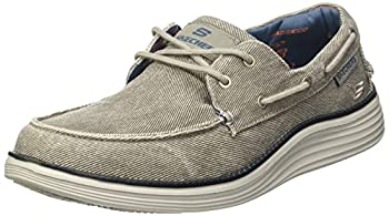 【中古】【インポート品・未当てはめる】Skechers Status 2.0- Lorano、成人男性用モカシン、薄墨色（ともし火薄墨色Ltgy）、43 EU