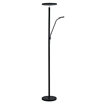 【中古】【輸入品・未使用】Lite Source モネ ブラック LED 間接照明ランプ 読書灯付き