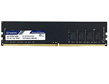 【中古】【輸入品・未使用】Timetec Hynix IC デスクトップPC用メモリ 288 Pin UDIMM 永久保証 (2666MHZ 8GB)