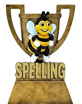 【中古】【輸入品・未使用】Decade Awardsスペルビーカップトロフィー | ゴールドスペリングB賞 | アカデミックトロフィー | 高さ6インチ ? リクエストに無料で刻印プレート
