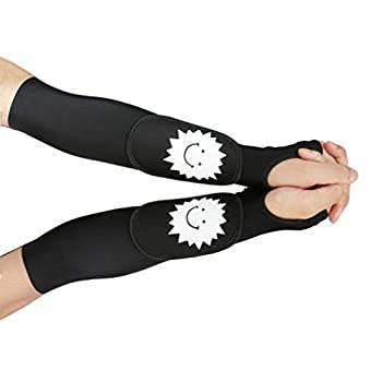 【中古】【輸入品・未使用】Luwint Youth Volleyball Arm Sleeves - Long Passing Forearm Sleeves for Women Kids Girls Teen with Protection Pad and Thumbhole 1 Pair