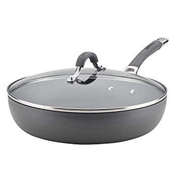 【中古】【輸入品・未使用】Circulon Radiance Hard-Anodized Nonstick Covered Deep Skillet%ｶﾝﾏ% 12-Inch%ｶﾝﾏ% Gray 141［並行輸入］