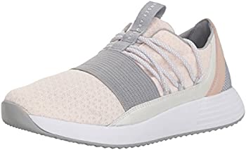 【中古】【インポート品・未当て嵌める】Under Armour レディース ブリーズ スピード競技 スニーカー%ｶﾝﾏ% ヘイローグレー(105)/ピンククォーツ。%ｶﾝﾏ% 27.5 糎
