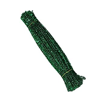 【中古】【輸入品・未使用】AKOAK 100本 6mm x 300mm シャイニーシェニールステム メタリックパイプクリーナー ティンセルステム ワイヤースティック DIYアートやクラフト用｜スカイマーケットプラス