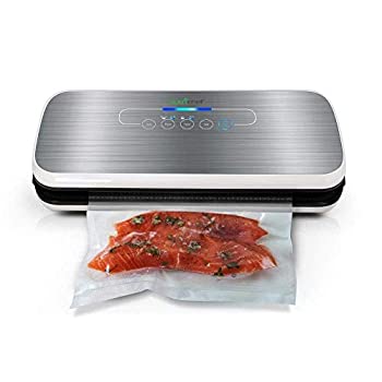 【中古】【輸入品・未使用】[NutriChef] [真空 包装機 Vacuum Sealer | Automatic Vacuum Air Sealing System For Food Preservation-Silver 食品保存 用自動 真空 エアーシ