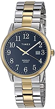【中古】【輸入品・未使用】タイメックス イージーリーダー 日付拡張バンド 38mm 腕時計 Two-Tone/Blue
