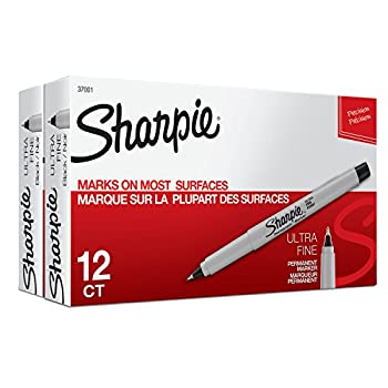 【中古】【輸入品・未使用】(24-Count%ｶﾝﾏ% Ultra-Fine%ｶﾝﾏ% Black) - Sharpie Permanent Markers%ｶﾝﾏ% Ultra-Fine Point%ｶﾝﾏ% Black%ｶﾝﾏ% 24-Count｜スカイマーケットプラス