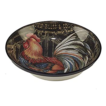 【中古】【輸入品・未使用】Certified International 23660 Gilded Rooster Ceramic Serveware%ｶﾝﾏ% One Size%ｶﾝﾏ% Multicoloured