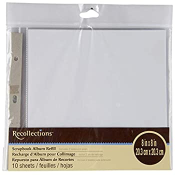 【中古】【輸入品・未使用】Recollections スクラップブック アルバム リフィルページ 8 x 8 10121675
