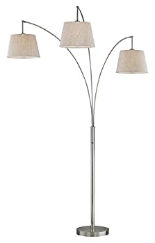 【中古】【輸入品・未使用】artiva USA led602109fst Luce LEDアーチ型フロアランプ、84インチ、つや消しスチール