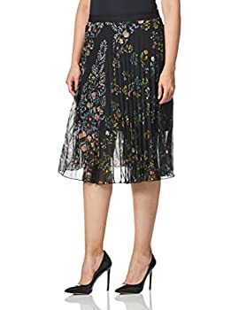 【中古】【インポート品・未当てはめる】[デシグアル] [DESIGUAL デシグアル(堅苦しさ)] 総柄スコート(ひざ丈) FAL_FRIDA レディース 黒いこと EU 40 (日本大きさL好いかげんに)
