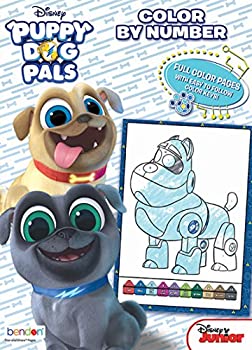 【中古】【輸入品・未使用】(Puppy Dog Pals) - Bendon Puppy Dog Pals 48-Page Colour by Number Colouring Book with Full-Colour Border Guide|スカイマーケットプラス