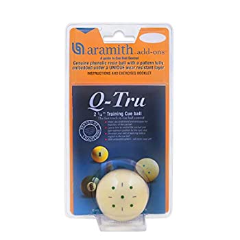 【中古】【輸入品・未使用】Aramith q-tru 2?1?/ 4?%ﾀﾞﾌﾞﾙｸｫｰﾃ%トレーニングプールキューボール