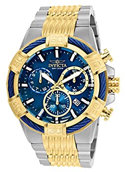 【中古】【輸入品・未使用】Invicta Men 's 25865ボルトクオーツクロノグラフブルーダイヤル腕時計