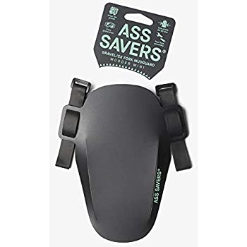 【中古】【輸入品・未使用】Ass Savers Mudder Miniフロントフェンダーfor自転車/バイク（マッドガードスプラッシュガード)???ブラック S ブラック