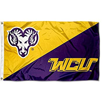 【中古】【輸入品・未使用】WCU ゴールデンラムズ カレッジフラッグ