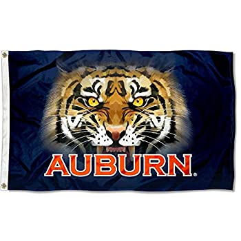 【中古】【輸入品・未使用】Auburn Tigers Tiger Eyes College Flag