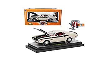 【中古】【輸入品・未使用】1970 Dodge Challenger T/A White with Flat Black Stripes 1/24 Diecast Model Car by M2 Machines サイズ ： 1/24 [並行輸入品]