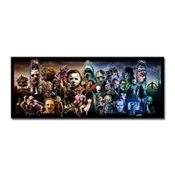 【中古】【輸入品・未使用】ホラー映画の消耗品のシルクポスターアートプリント 20x50インチ [並行輸入品]