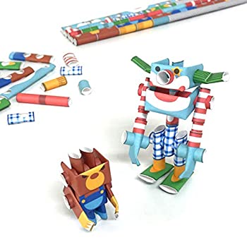 【中古】【輸入品・未使用】パイプロイド(PIPEROID) ファニー＆アングリー - 小学生 から 大人まで 楽しめる 紙工作 クラフトキット - 折り紙 好きの 男の子や 女の子にも