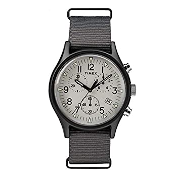 【中古】【インポート品・未当て嵌める】TIMEX 引き分けメックス 時辰儀 MK1 軽銀 クロノ アルミクロノグラフ TW2T10900 WT F