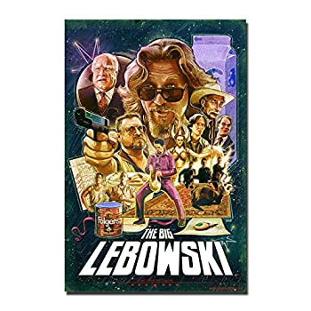 【中古】【輸入品・未使用】ビッグ・リボウスキー・クラシック・ムービー・アートのシルクポスタープリント20ｘ30インチ [並行輸入品]