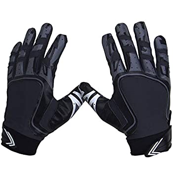【中古】【輸入品・未使用】Pure Athlete フットボールレシーバーグローブ エリートスティック シリコングリップテクノロジー 大人用サイズ X-Large ブラック｜スカイマーケットプラス