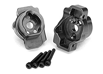 【中古】【輸入品・未使用】Traxxas TRA8256A ポータルドライブアクスルマウント、リア、6061-T6 アルミニウム (チャコールグレー陽極酸化) (左右) / 2.5x16 CS (4|スカイマーケットプラス