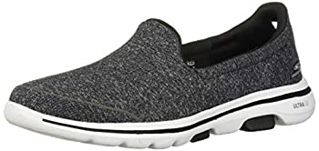 【中古】【輸入品・未使用】Skechers Women's GO Walk 5-15932 Shoe, Black/White, 13 M US