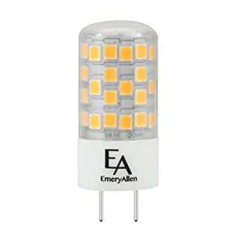 【中古】【輸入品・未使用】Emery Allen EA-G8-4.5W-001-309F-D 調光機能付き ミニチュアバイピンベース JA8準拠 LED電球 120V-4.5ワット (50W相当) 450ルーメン 3000K 1個