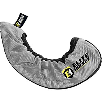 【中古】【インポート品・未当て嵌める】Elite Hockey 労働者階級滑るかばい立て(しろがね色、若い衆/スモール) プロテクター-スポーツ・アウトドア
