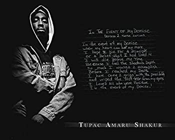 【中古】【輸入品・未使用】トゥパック ２PAC ヒップホップ R & B 音楽スター シルクアートポスター (50x70cm) [並行輸入品]