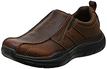 【中古】【輸入品・未使用】Skechers Men's Expected 2.0-Wildon Leather Slip on Moccasin