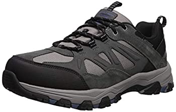 【中古】【輸入品・未使用】Skechers Men SELMEN-ENAGO Trail Oxford Hiking Shoe, Grey, 7.5 Medium US