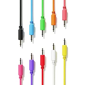 【中古】【輸入品・未使用】ExcelValley - 10パック - モノモジュラーパッチケーブル - TS 3.5mm 1/8インチ ユーロラックシンセサイザー [180cm - 71インチ]｜スカイマーケットプラス