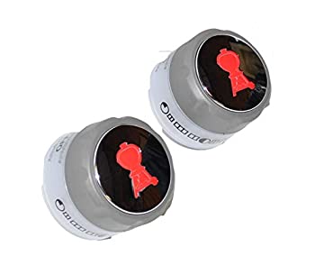 【中古】【輸入品・未使用】Weber 91538 2 Pack of Lighted Control Knobs for Some Summit Grills