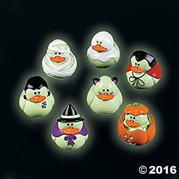 【中古】【輸入品・未使用】Two Dozen (24) Mini Glow-in-the-dark Halloween Rubber Ducks Duckie Ducky by Fun Express [並行輸入品]｜スカイマーケットプラス