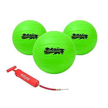 【中古】【輸入品・未使用】GoSports ウォーターバレーボール 3個パック | プールや芝生バレーボールゲームに最適