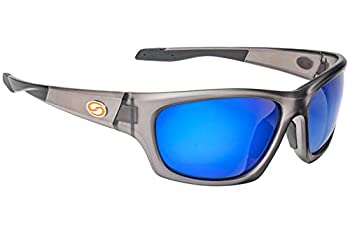【中古】【インポート品・未当て嵌める】Strike King Plus サイプレス偏光黒眼鏡 UVA/UVB保護すること 引っ敷き半澄み切った水晶屋台骨 多層ホワイトブルーミラーグレーベースレンズ 偏光サングラス-スポーツ・アウトドア