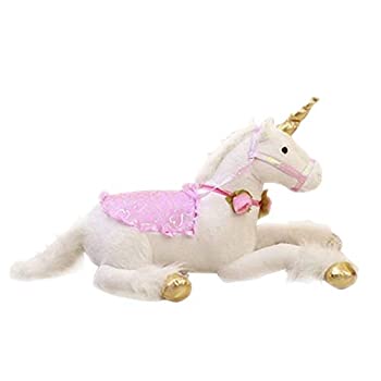 【中古】【輸入品・未使用】BIG 特大 100cm ユニコーン ぬいぐるみ unicorn サプライズ(ホワイト%ｶﾝﾏ%100cm) [並行輸入品]｜スカイマーケットプラス