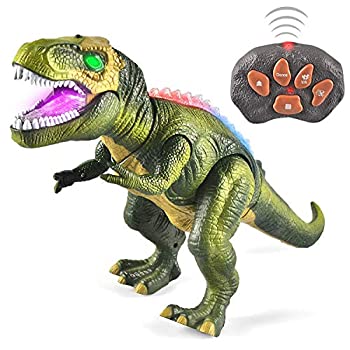 【中古】【輸入品・未使用】恐竜 おもちゃ 動く リアル LEDライトアップ リモートコントロール ダイナソー 子供 ギフト プレゼント|スカイマーケットプラス