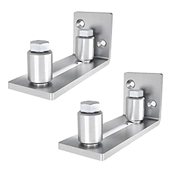 【中古】【輸入品・未使用】2パック ウォールマウント ステイローラースライドバーンドアガイド 傷つきにくい Flush Mount 2 Rollers TY-SR03-SSx2A|スカイマーケットプラス