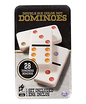 【中古】【輸入品・未使用】Double 6 Colour Dot Dominoes (28 Piece Set)